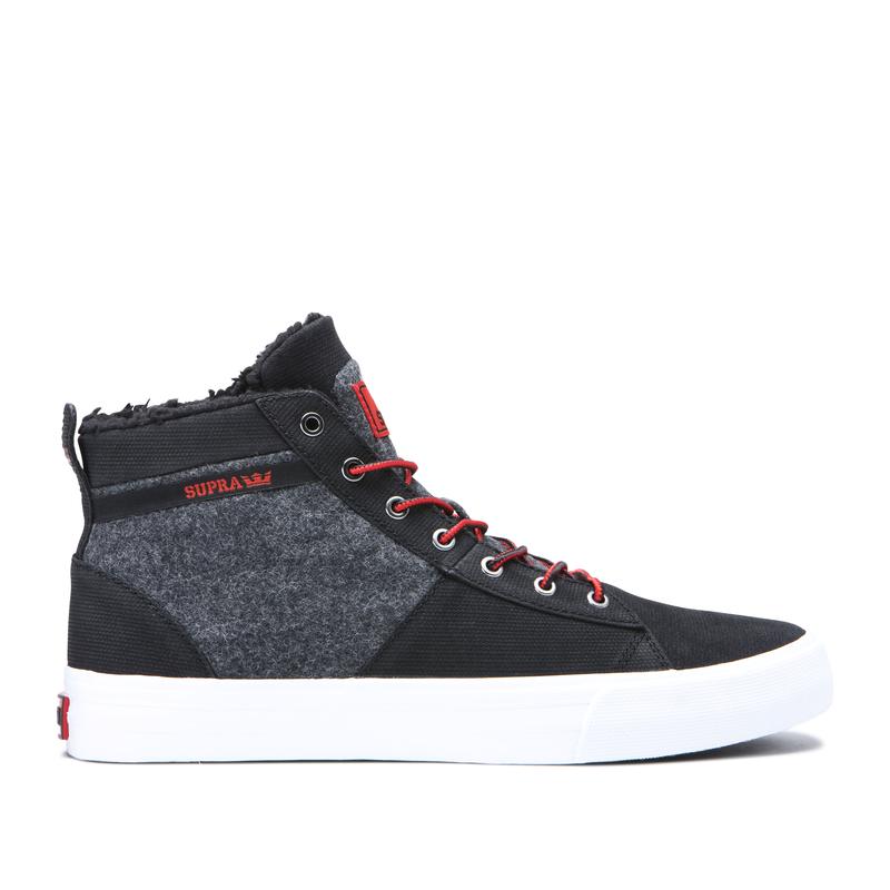 Zapatillas Altas Supra Argentina Hombre - STACKS MID Negras / Gris (BITKZ-8146)